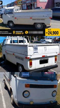 VOLKSWAGEN KOMBI 1.6 MI PICK-UP CS 8V GASOLINA 2P MANUAL VOLKSWAGEN KOMBI 1.6 MI PICK-UP CS 8V GASOLINA 2P MANUAL
